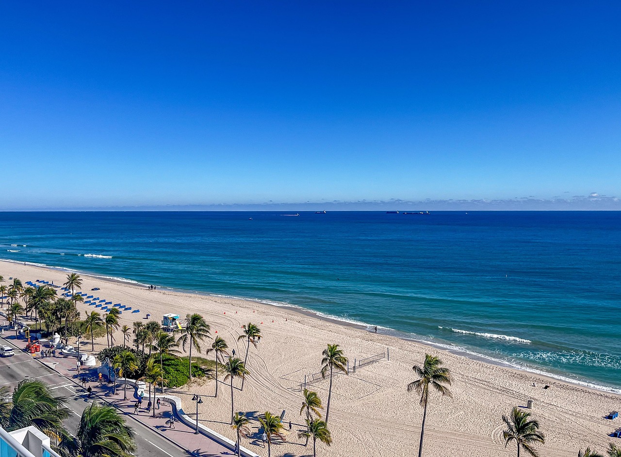 beach, miami, nature, travel, usa, water, tropical, tourism, sand